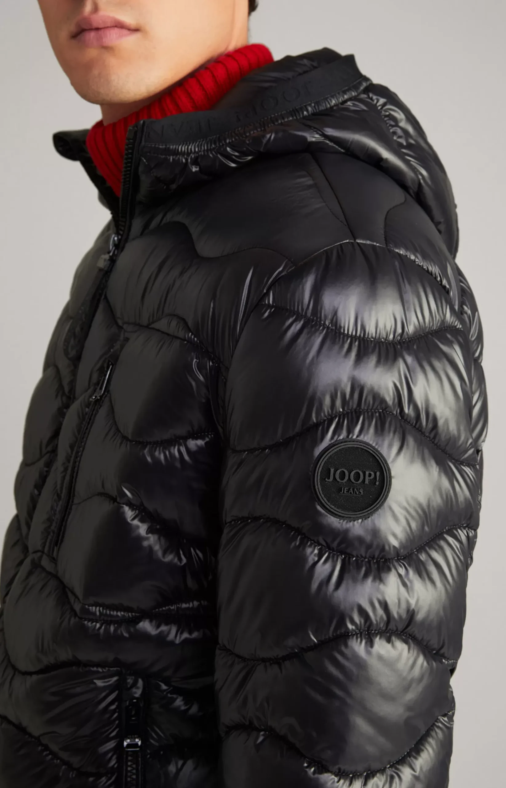 Hot JOOP! Abano Quilted Jacket in black