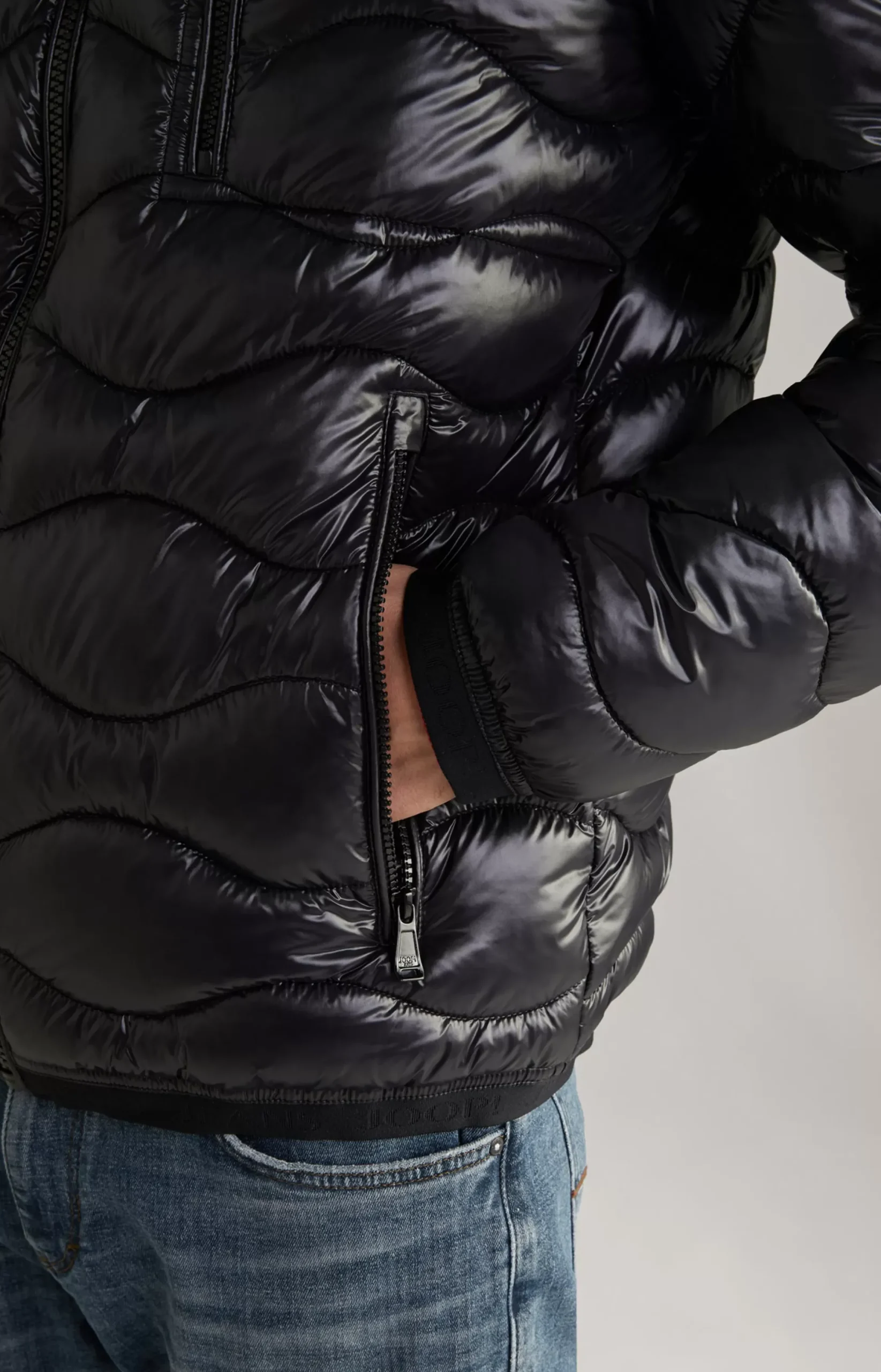 Hot JOOP! Abano Quilted Jacket in black