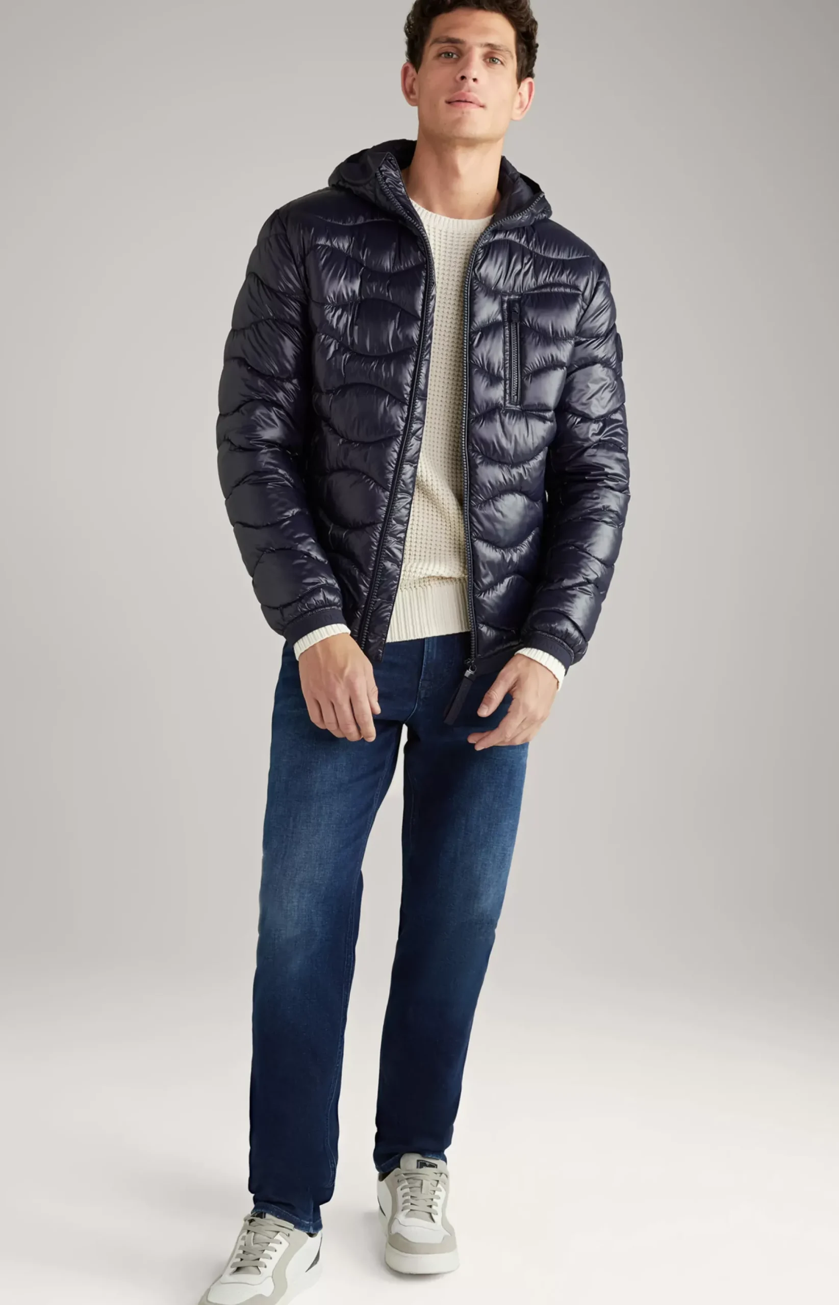Outlet JOOP! Abano Quilted Jacket in dark blue