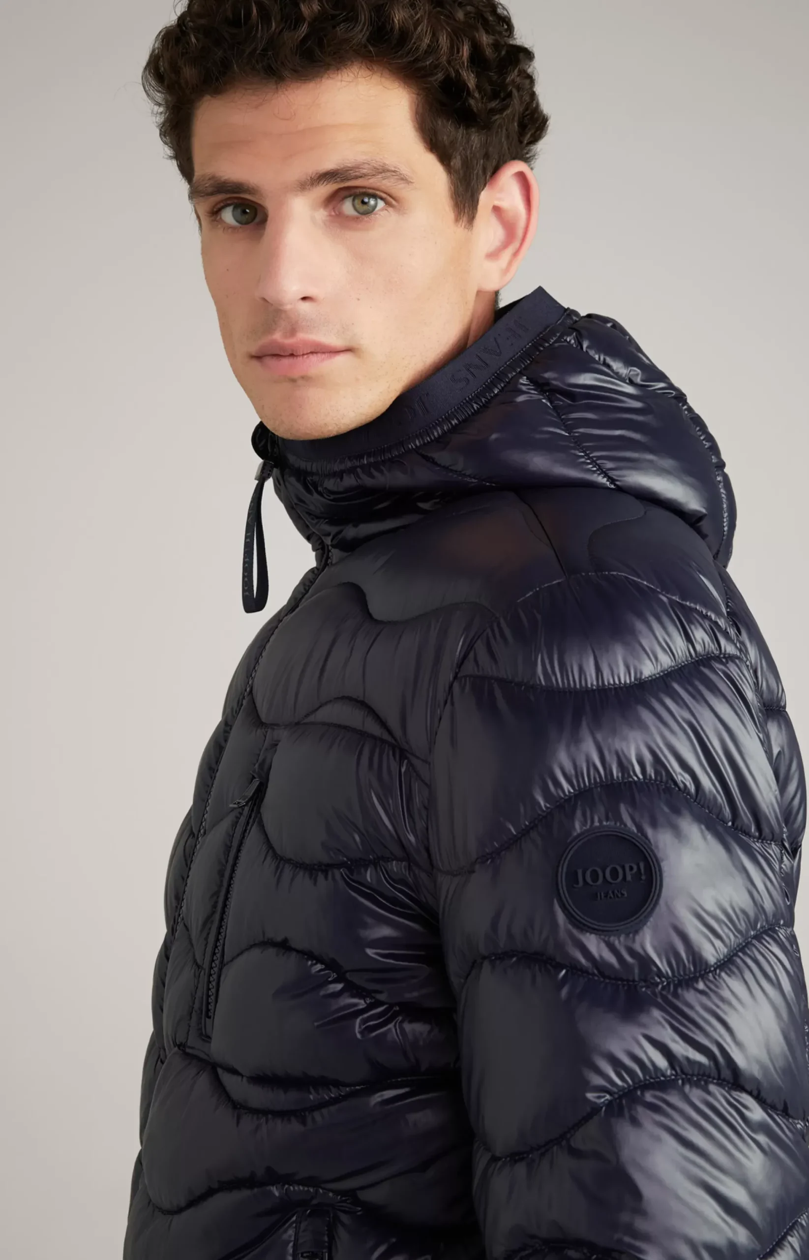 Outlet JOOP! Abano Quilted Jacket in dark blue