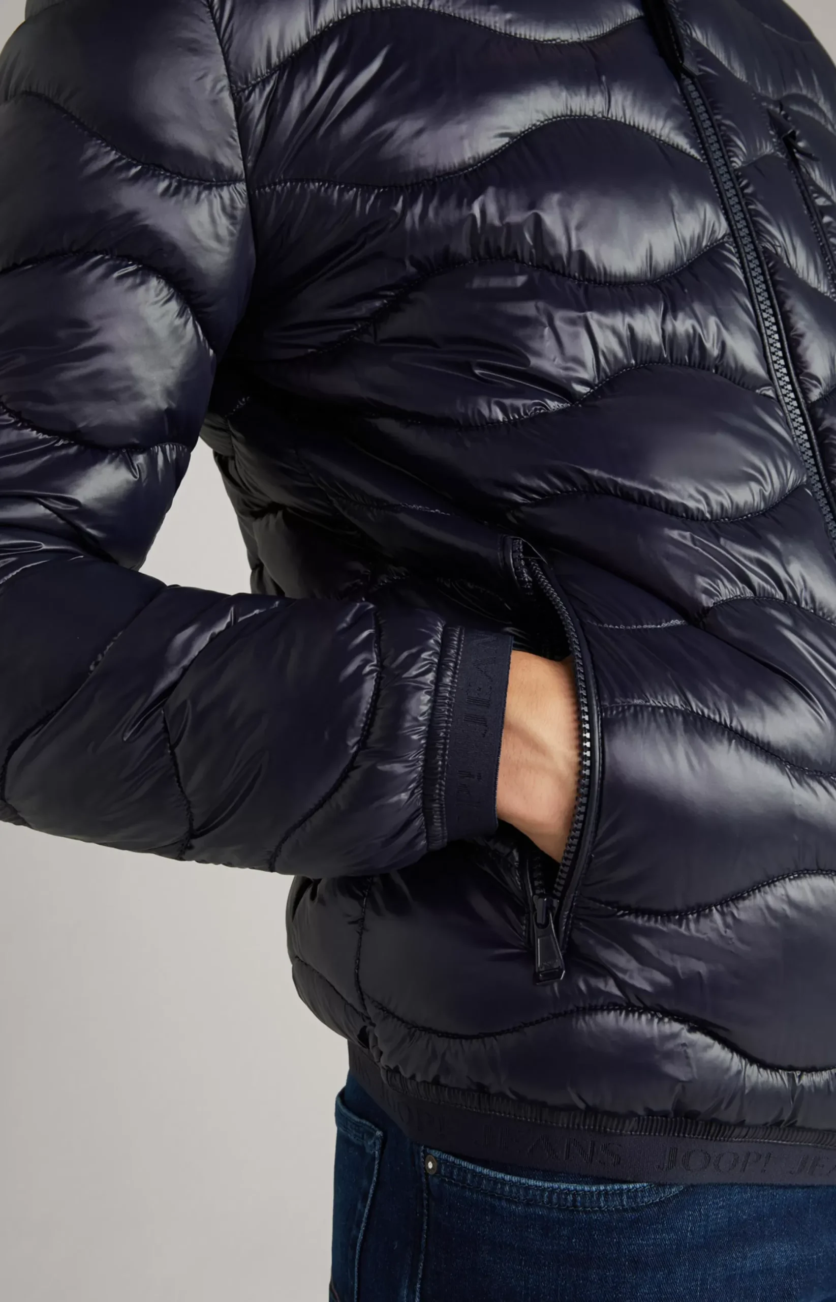 Outlet JOOP! Abano Quilted Jacket in dark blue