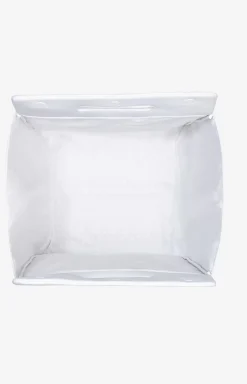 Clearance JOOP! Air laundry bin, white plain light beige