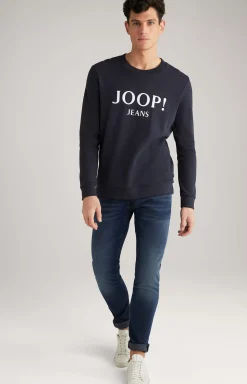 Outlet JOOP! Alfred Cotton Sweatshirt in dark blue