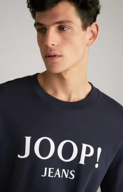 Outlet JOOP! Alfred Cotton Sweatshirt in dark blue