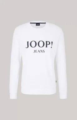Clearance JOOP! Alfred Cotton Sweatshirt in white