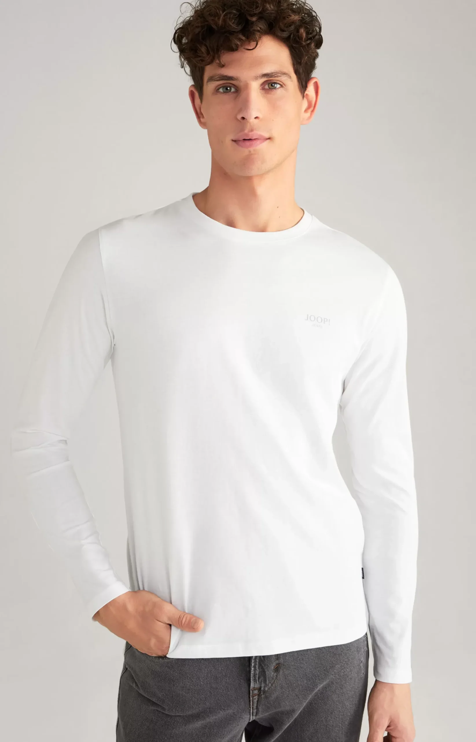 New JOOP! Alphis Long Sleeve Top in white