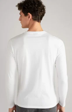 New JOOP! Alphis Long Sleeve Top in white