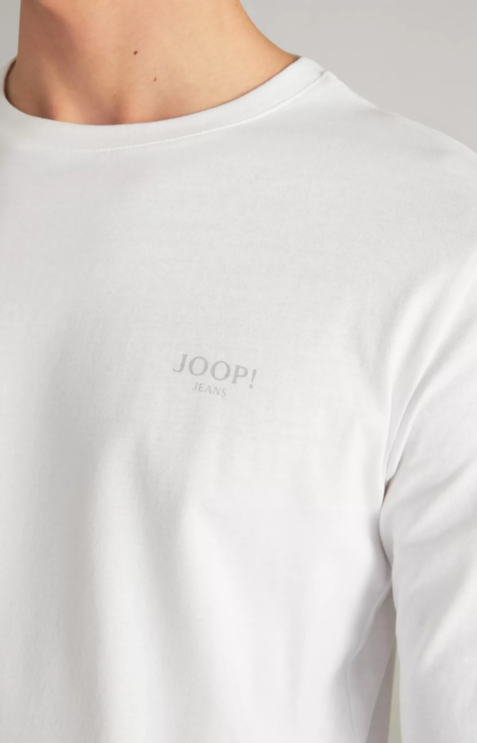 New JOOP! Alphis Long Sleeve Top in white