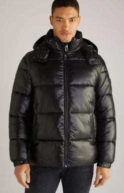 Sale JOOP! Ambro Quilted Jacket with Hood in black