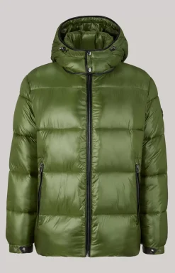 Clearance JOOP! Ambro Quilted Jacket with Hood in Light green