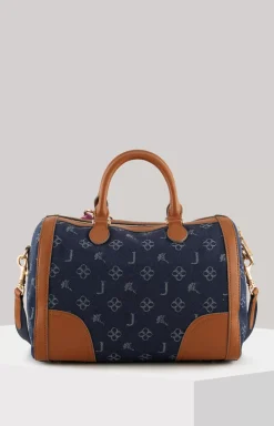 JOOP! Azzurro Aurora Handbag in Denim Blue/Cognac denim-blue/cognac