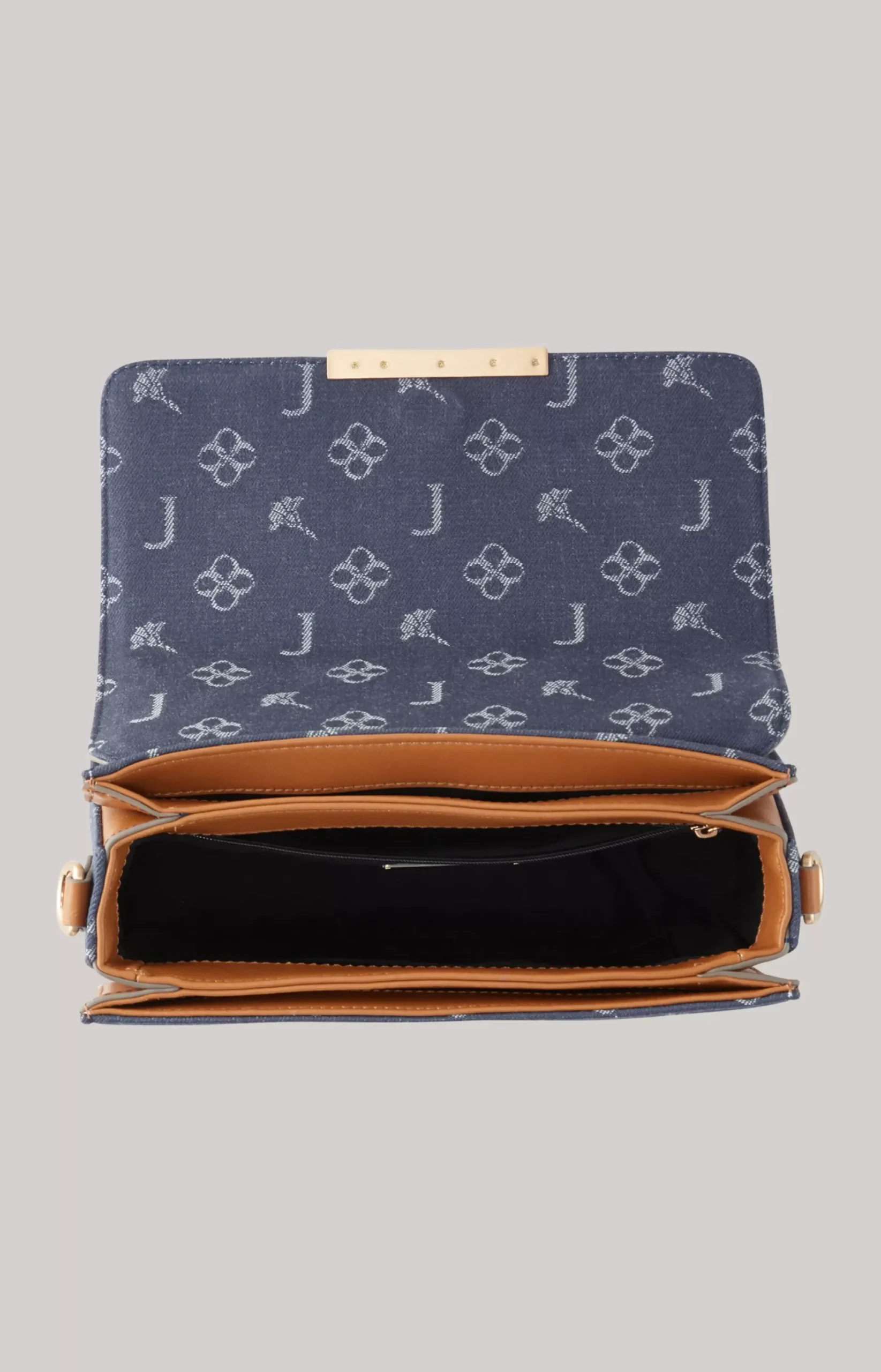 New JOOP! Azzurro Sousa Shoulder Bag in Denim Blue/Cognac denim-blue/cognac