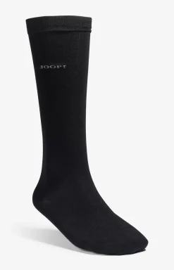 Hot JOOP! Basic Soft Cotton Knee-high Socks in black