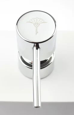 JOOP! Bathline soap dispenser, white/silver plain light beige