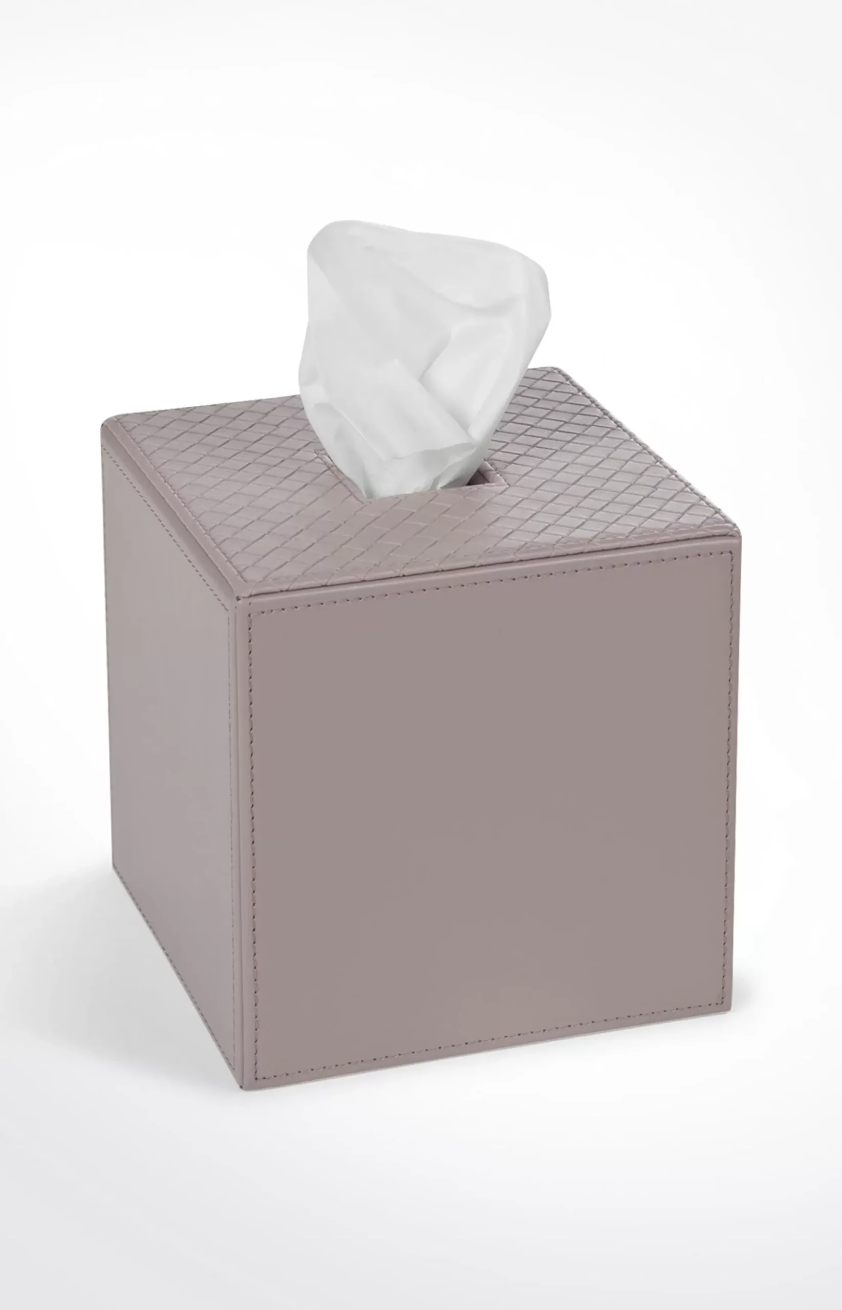 Clearance JOOP! Bathline tissue dispenser, grey-rosé herringbone medium grey 2
