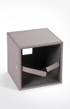 Clearance JOOP! Bathline tissue dispenser, grey-rosé herringbone medium grey 2