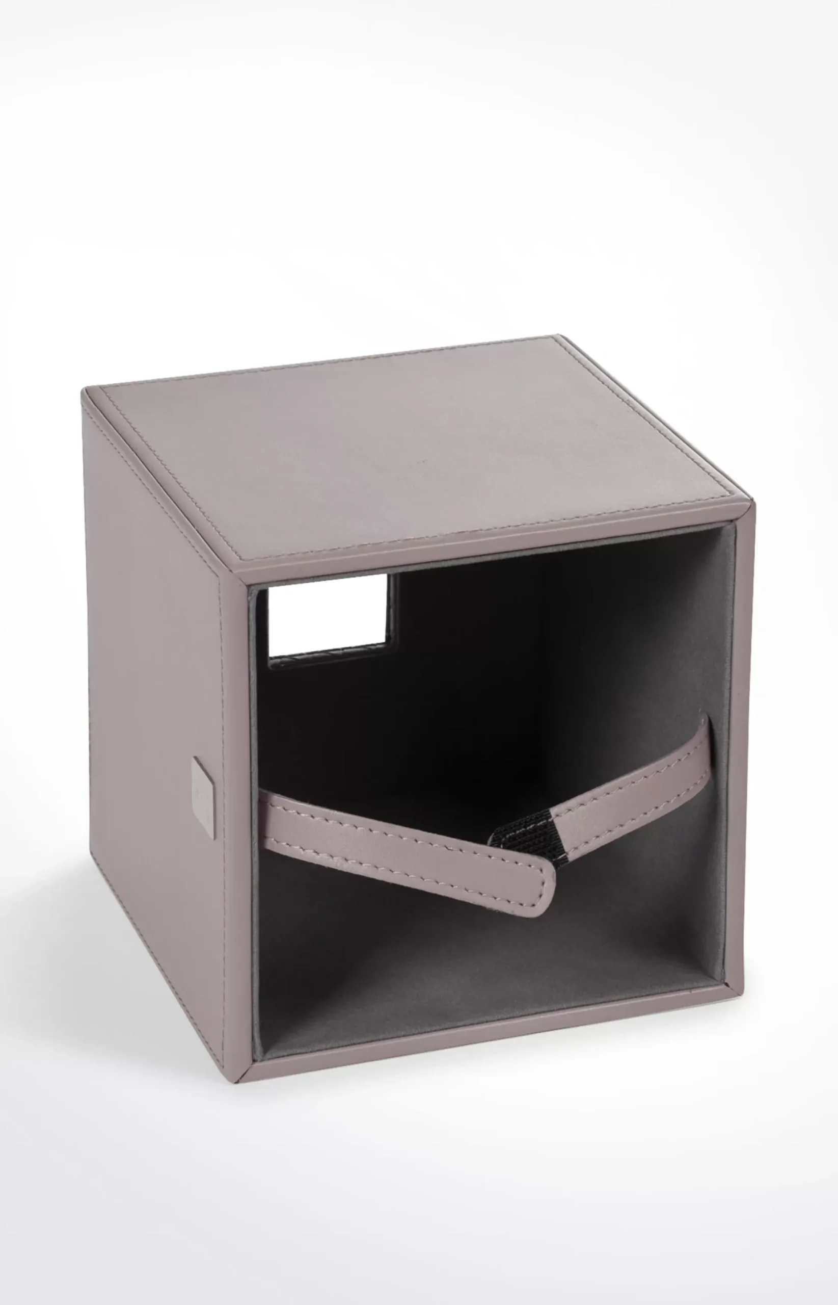 Clearance JOOP! Bathline tissue dispenser, grey-rosé herringbone medium grey 2