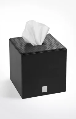 Hot JOOP! Bathline tissue dispenser, black herringbone black 1