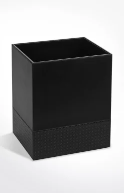 New JOOP! Bathline waste basket, black herringbone black 1