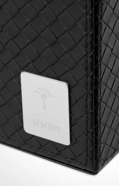New JOOP! Bathline waste basket, black herringbone black 1