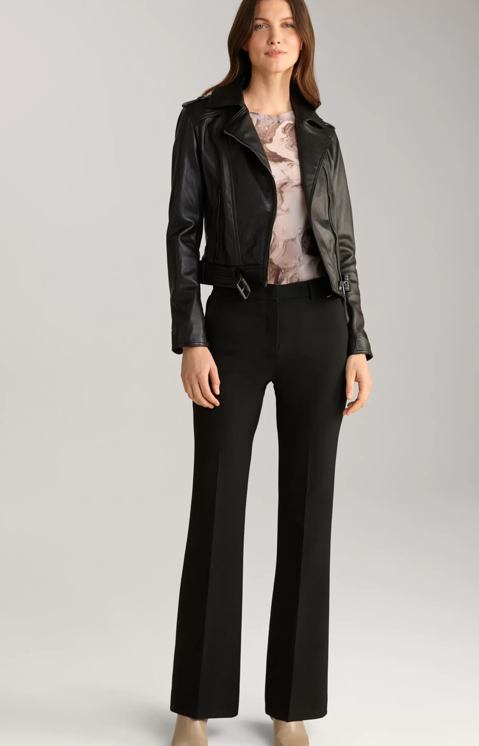 Best JOOP! Biker Leather Jacket in black