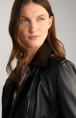 Best JOOP! Biker Leather Jacket in black