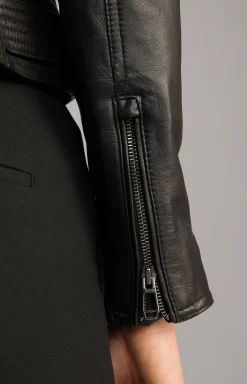 Best JOOP! Biker Leather Jacket in black