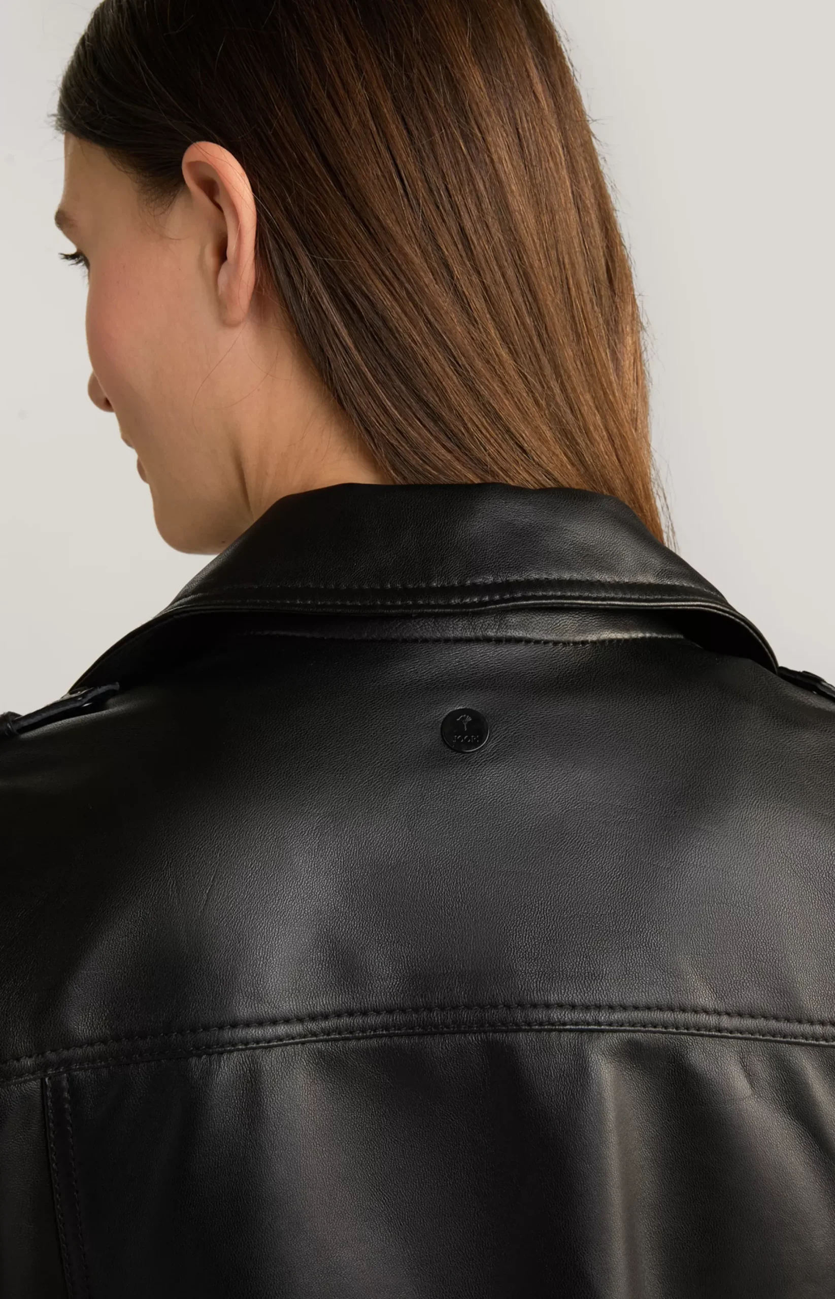 Best JOOP! Biker Leather Jacket in black
