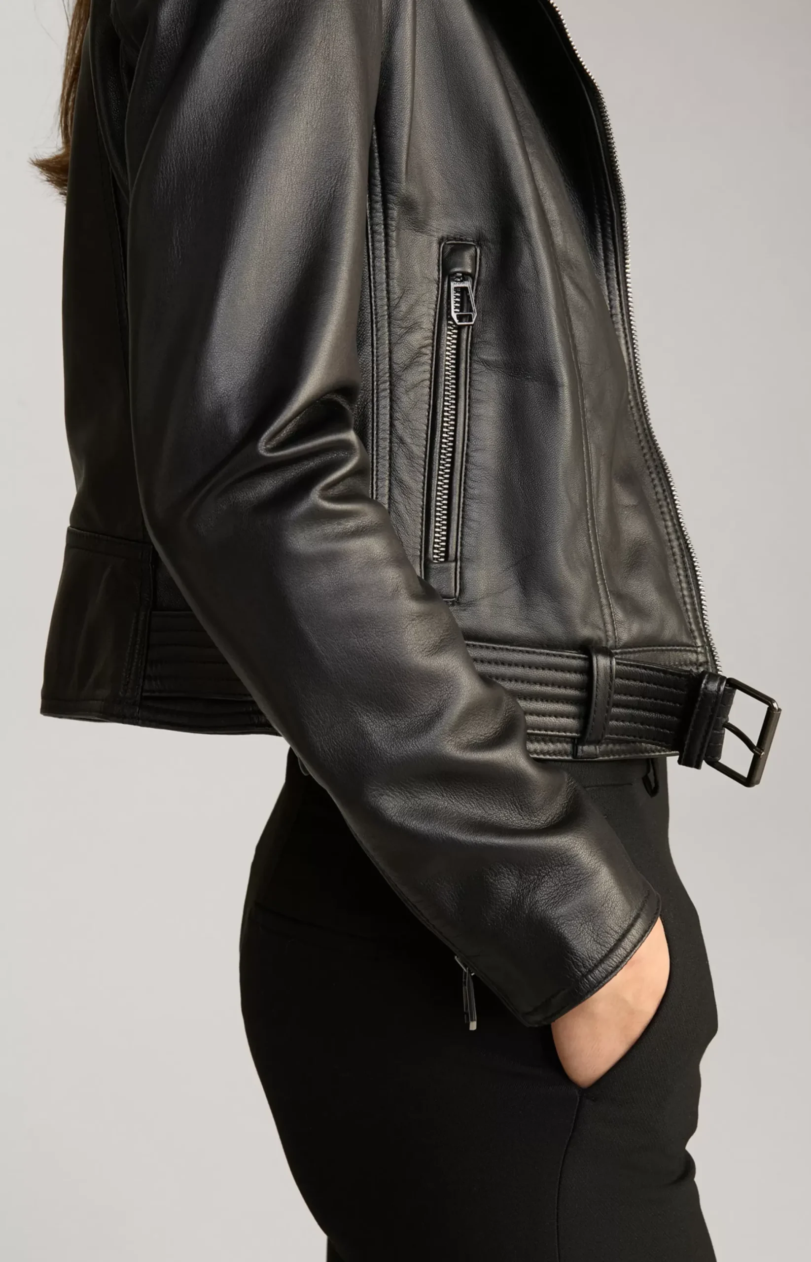 Best JOOP! Biker Leather Jacket in black