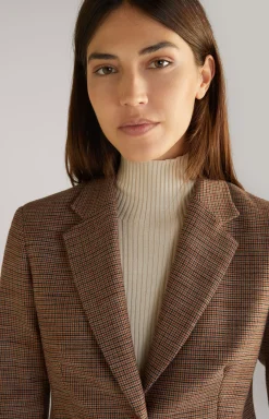 Best JOOP! Blazer in Red/Black/Ecru Pattern orange/black/beige patterned