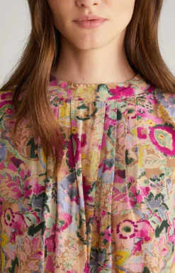 New JOOP! Blouse in a Beige/Pink Pattern beige/pink patterned