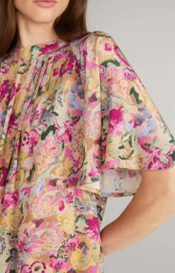 New JOOP! Blouse in a Beige/Pink Pattern beige/pink patterned