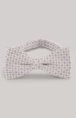 New JOOP! Bow tie in beige/white/blue