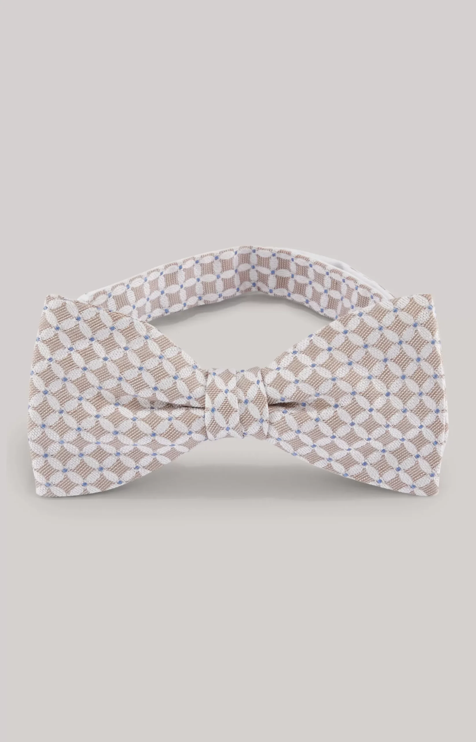 New JOOP! Bow tie in beige/white/blue