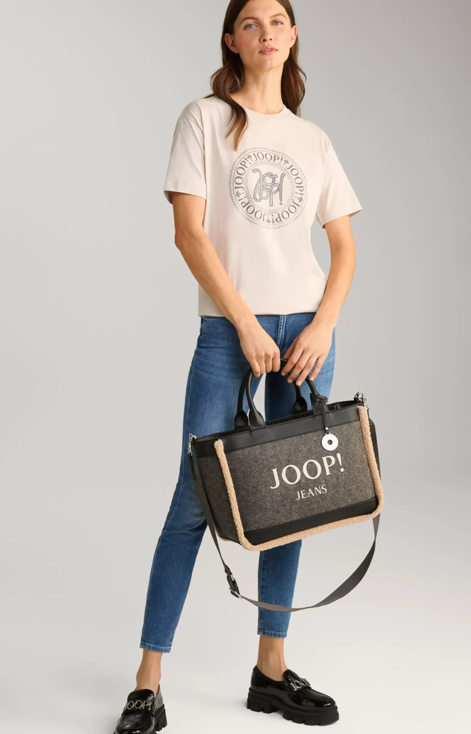JOOP! Calduccio Yvette Shopper in dark grey