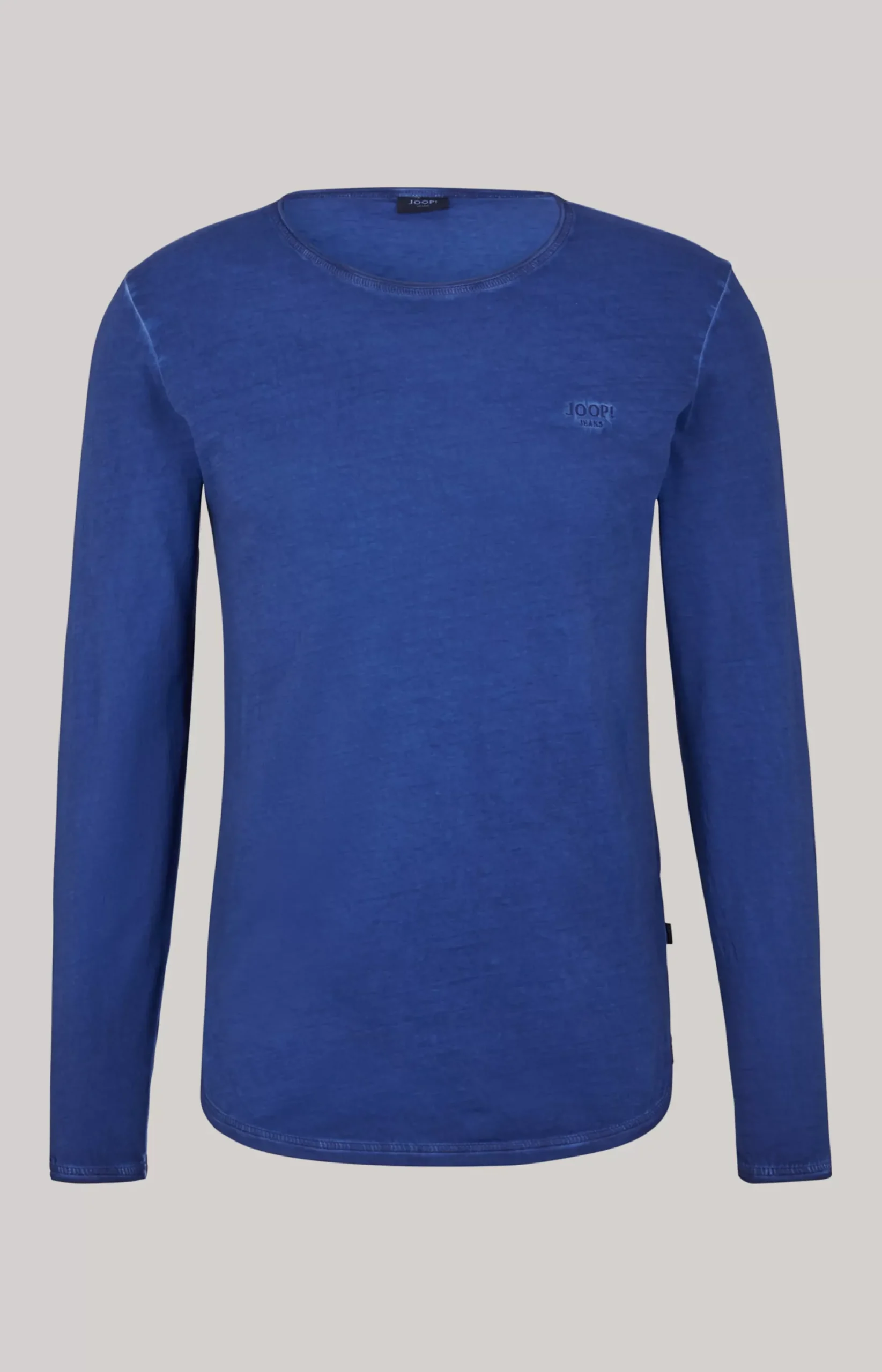 Online JOOP! Carlos Long Sleeved Top in Royal Blue Melange royal blue mélange