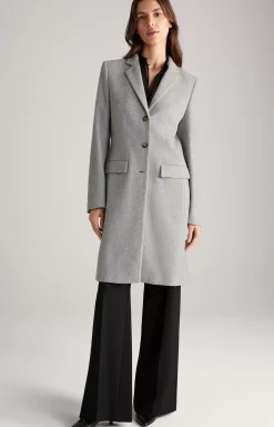 Discount JOOP! Carly Coat in Grey Flecked grey melange