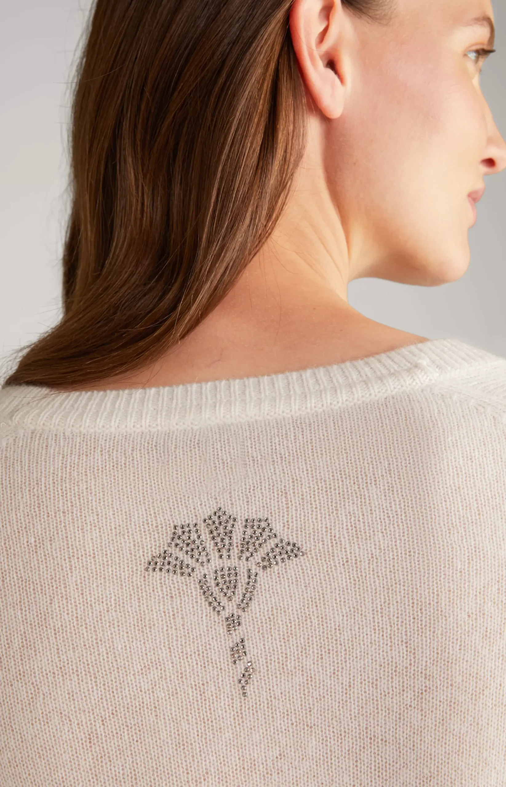 New JOOP! Cashmere Knitted Pullover in cream