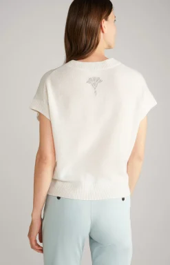 JOOP! Cashmere Knitted Pullover in cream