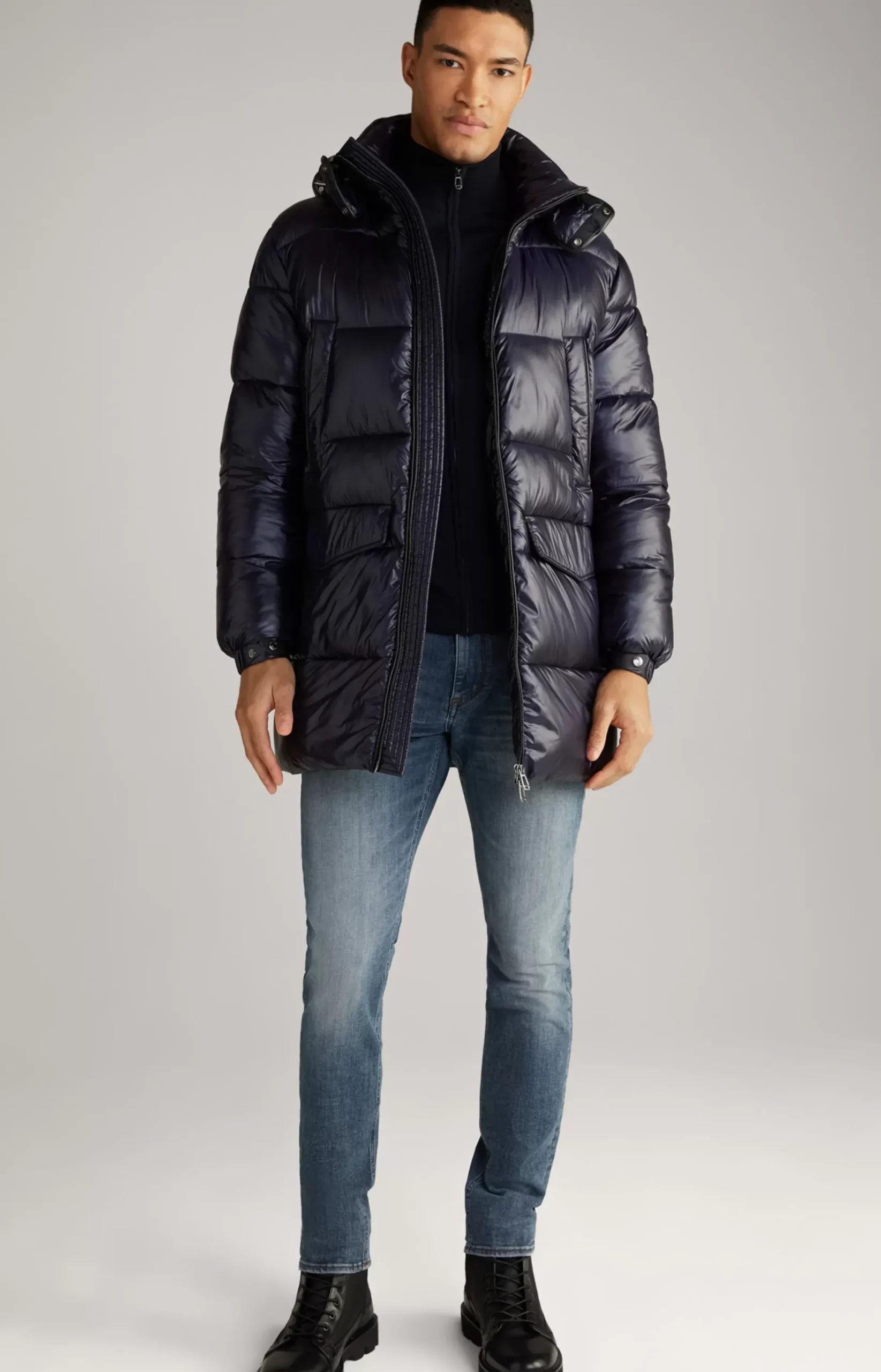 Best JOOP! Castor Quilted Coat in dark blue