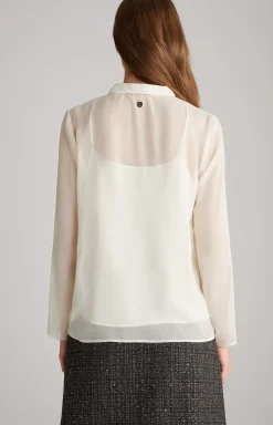 Sale JOOP! Chiffon Blouse in Cream beige