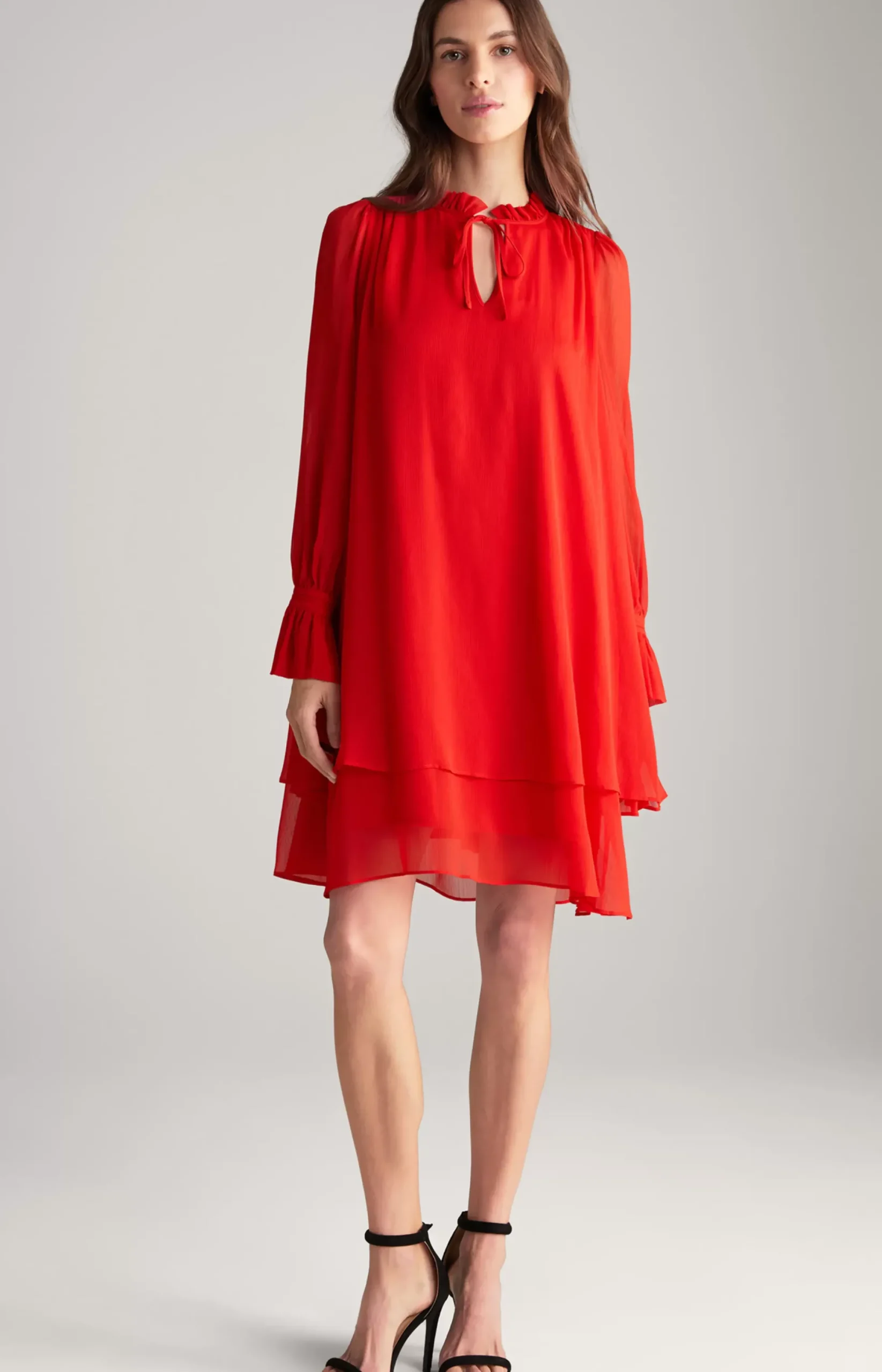 Online JOOP! Chiffon Dress in red