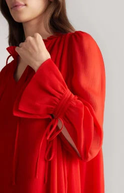 Online JOOP! Chiffon Dress in red