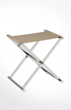Online JOOP! Chromeline bath stool, grey-pink plain dark beige