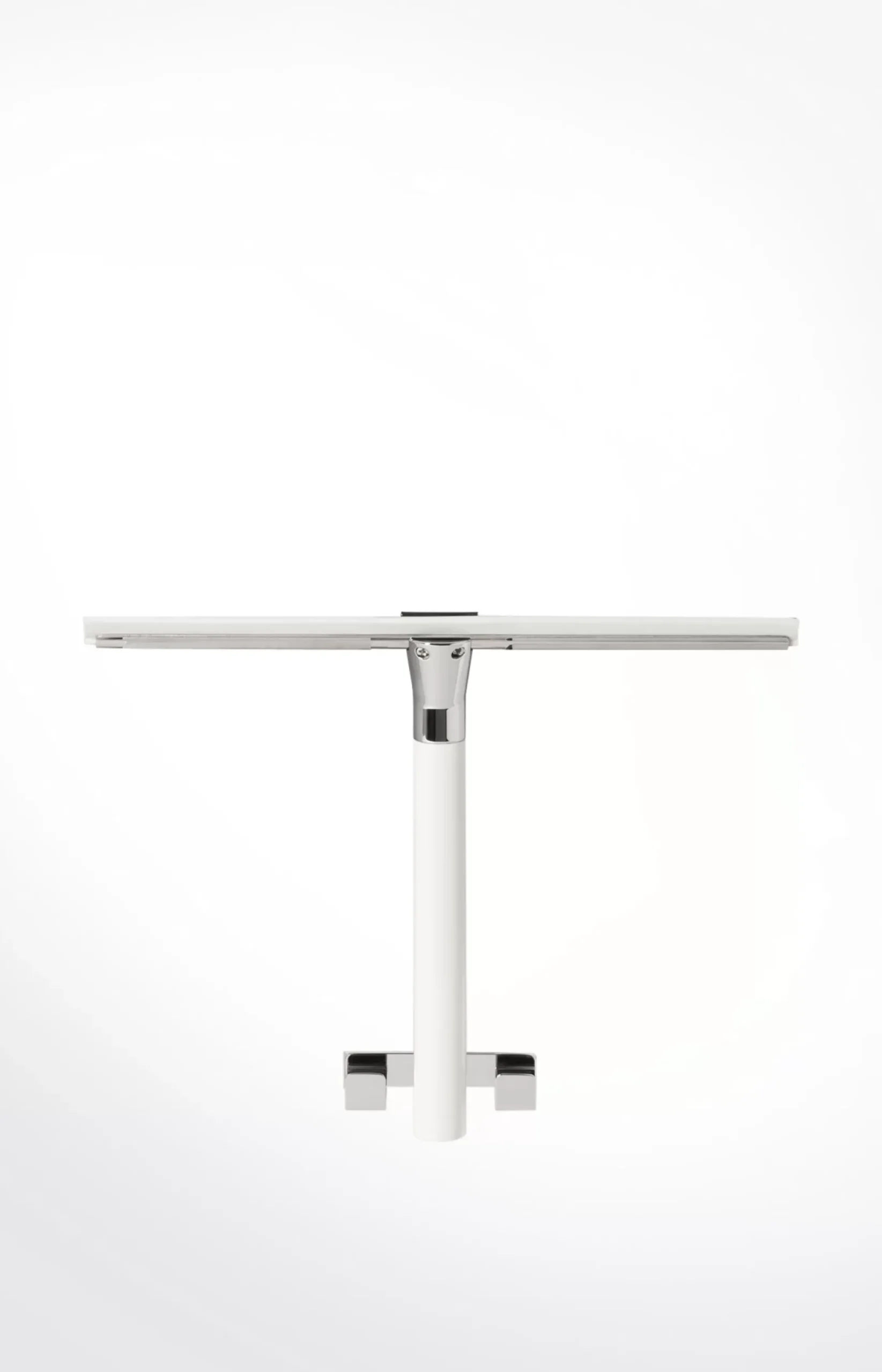 Outlet JOOP! Chromeline glass squeegee, silver/white plain light beige