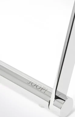 Hot JOOP! Chromeline hand towel rack, silver/white plain light beige