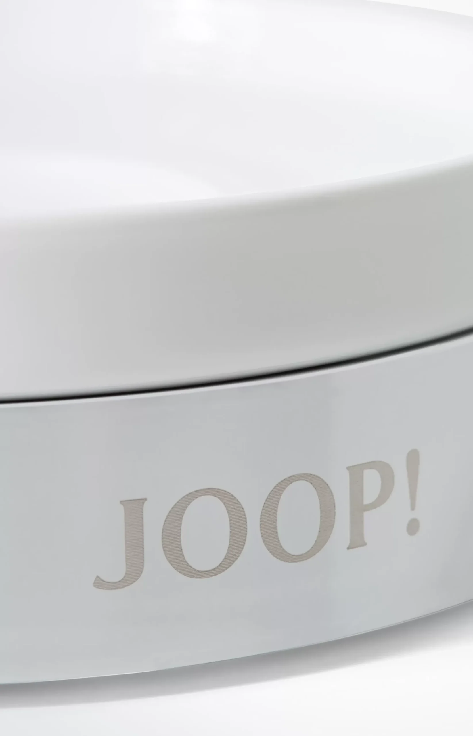 Sale JOOP! Chromeline soap dish, silver/white plain light grey 1