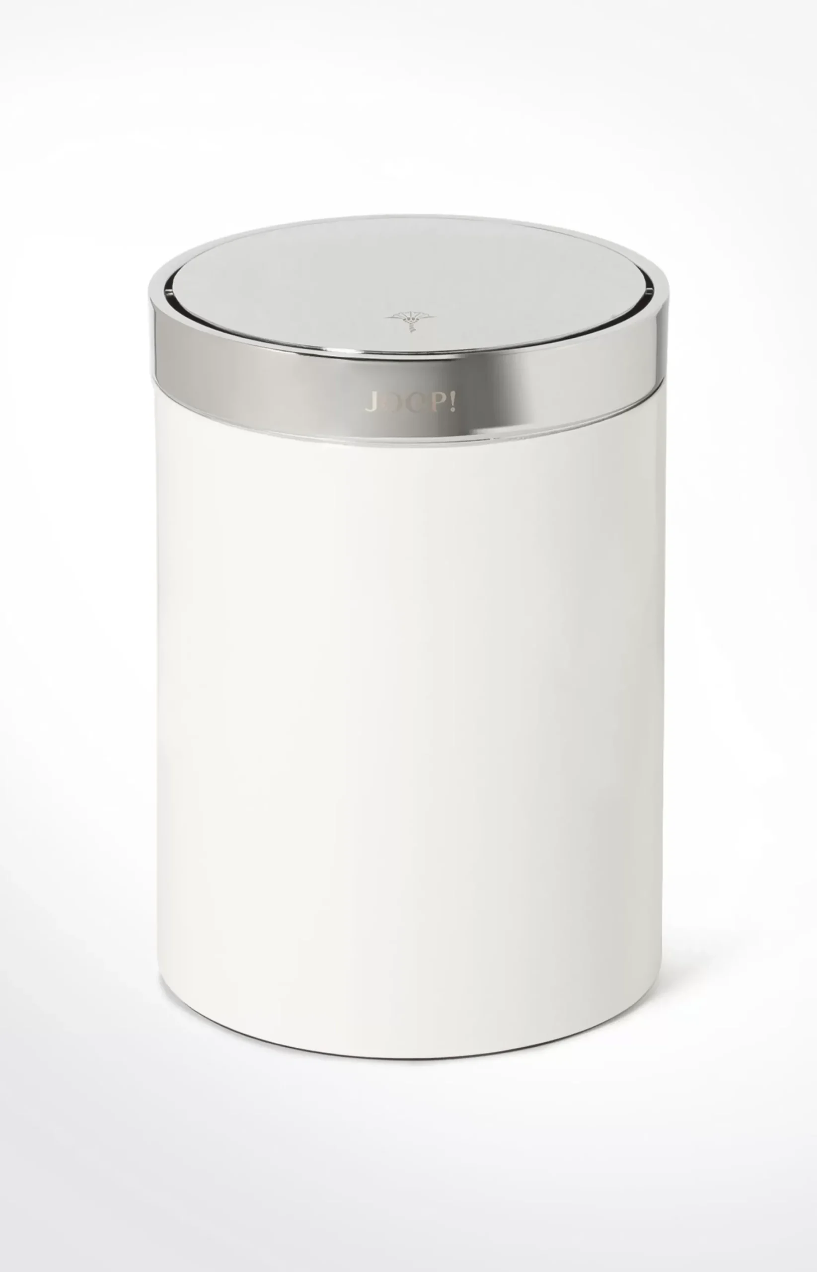 Discount JOOP! Chromeline storage bin, white plain light beige