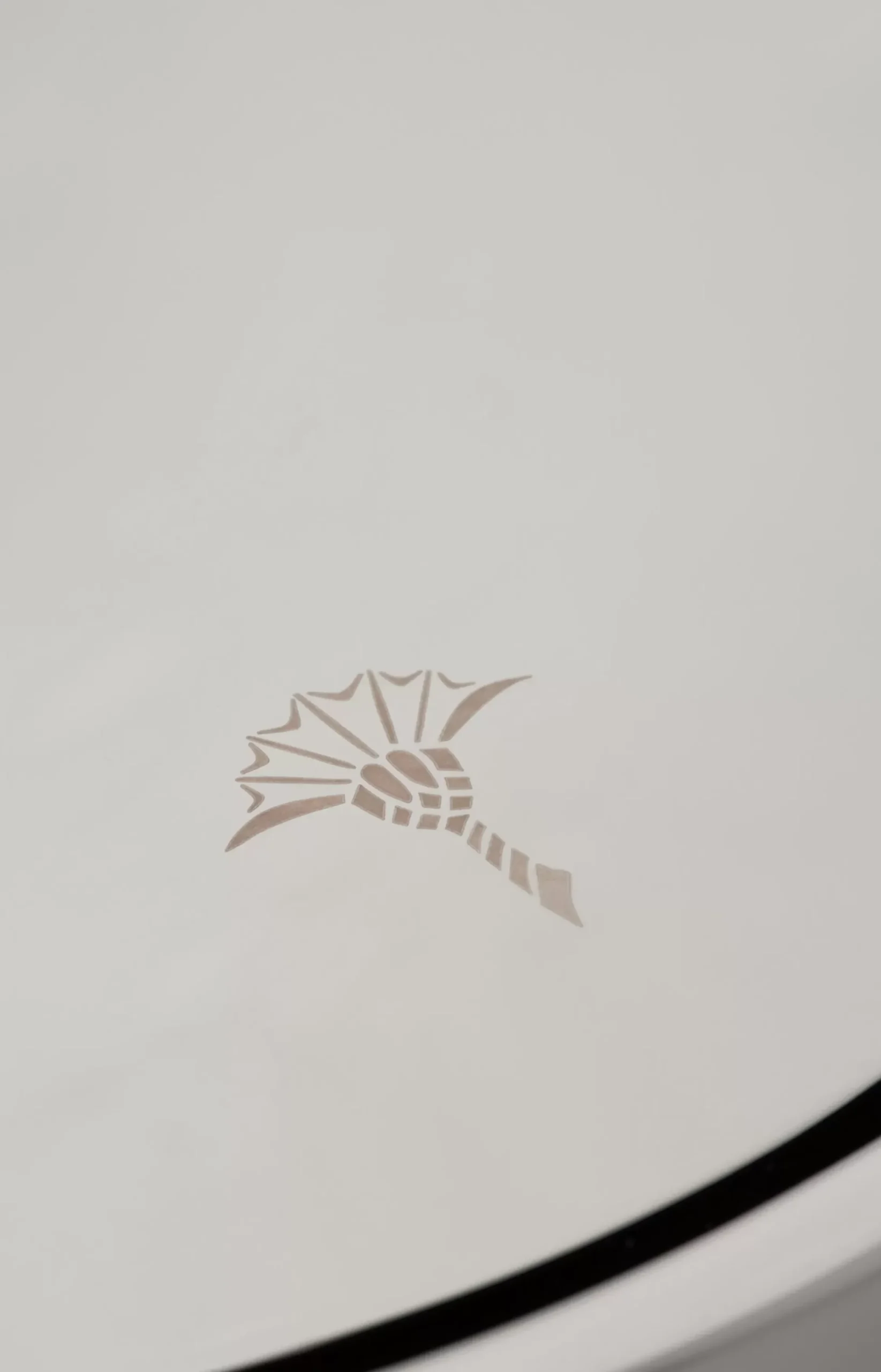 Discount JOOP! Chromeline storage bin, white plain light beige