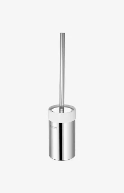 JOOP! Chromeline toilet brush set in natural White